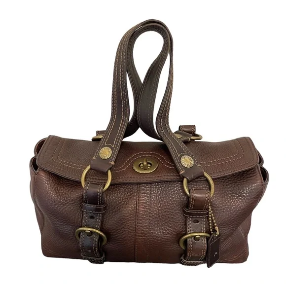 極美品✨vintage coach old bag TOTO brown Vintage Coach Bag: A Perfect Chocolate Brown Beauty | TikTok